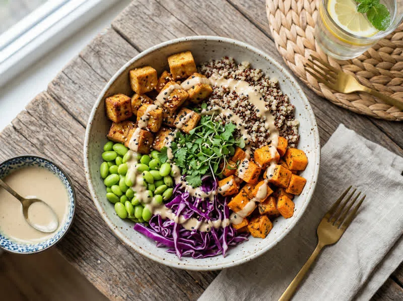 Tofu Veggie Buddha Bowl