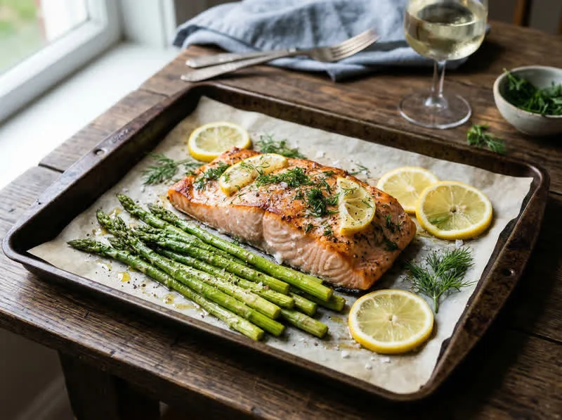 Lemon Salmon with Asparagus