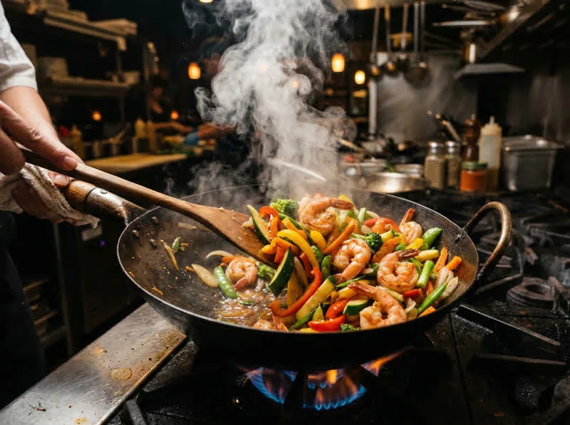 Shrimp Vegetable Stir-Fry